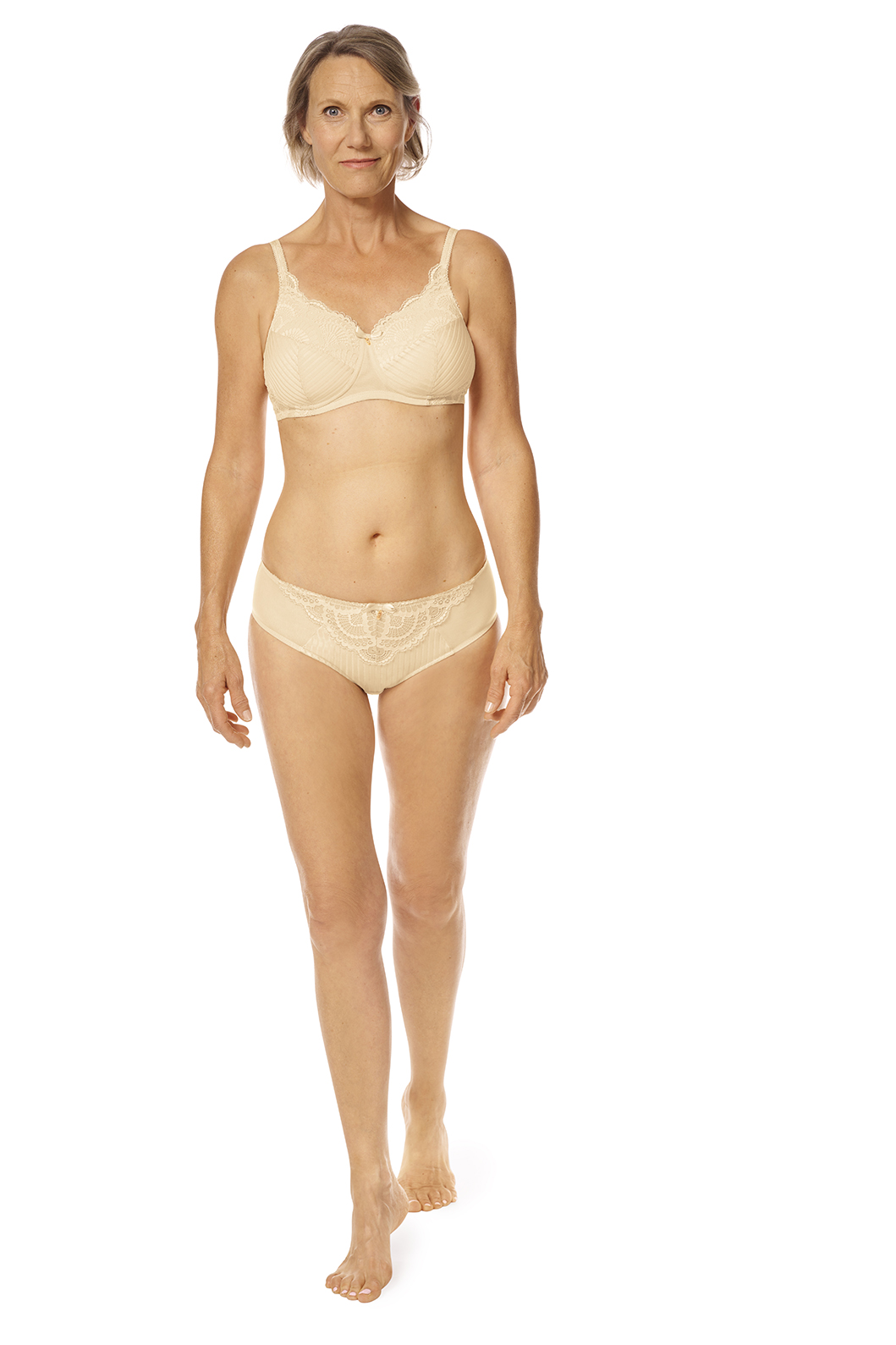 Mastectomy Bra Lace Soft Cup Size 38DD Sand