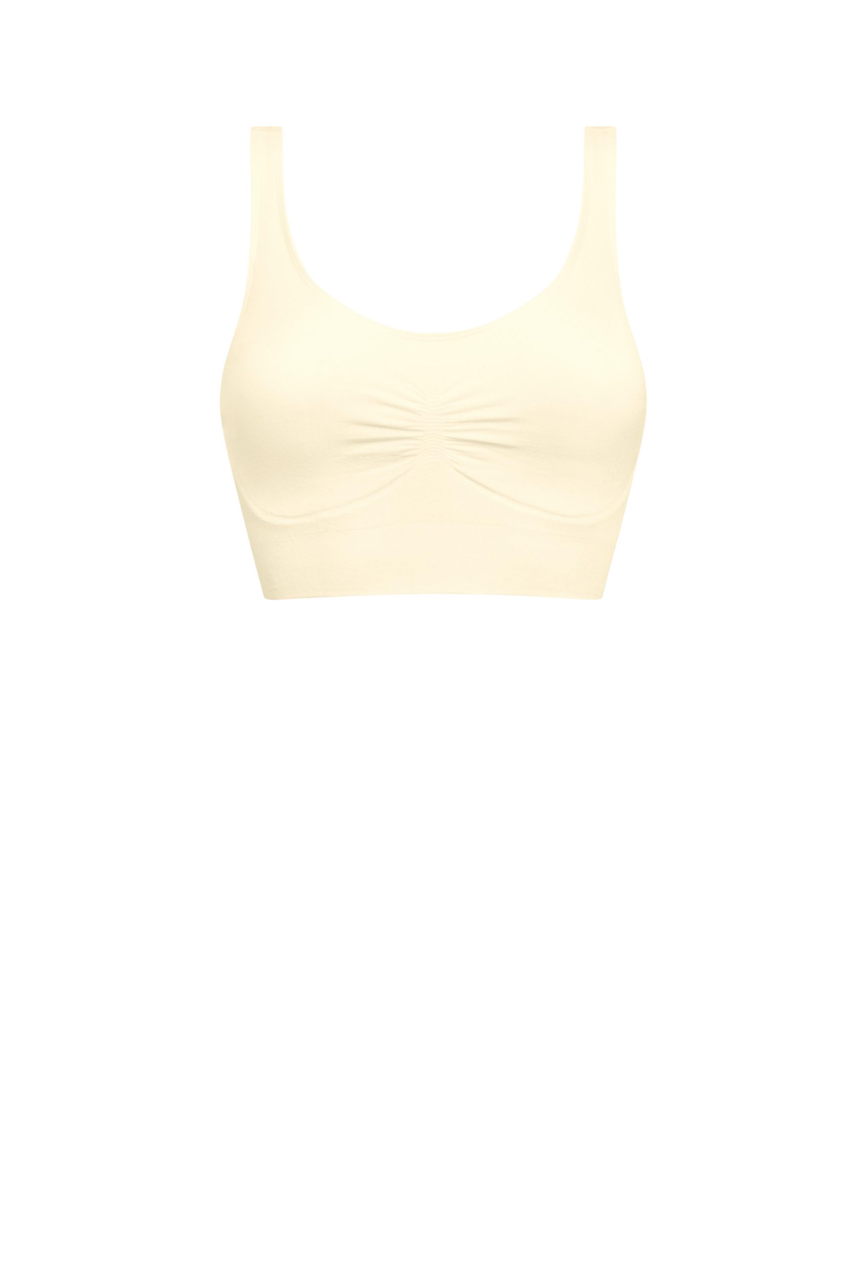 Silver Grey Wheat Ear Lace Wireless and Seamless Camisole Bra