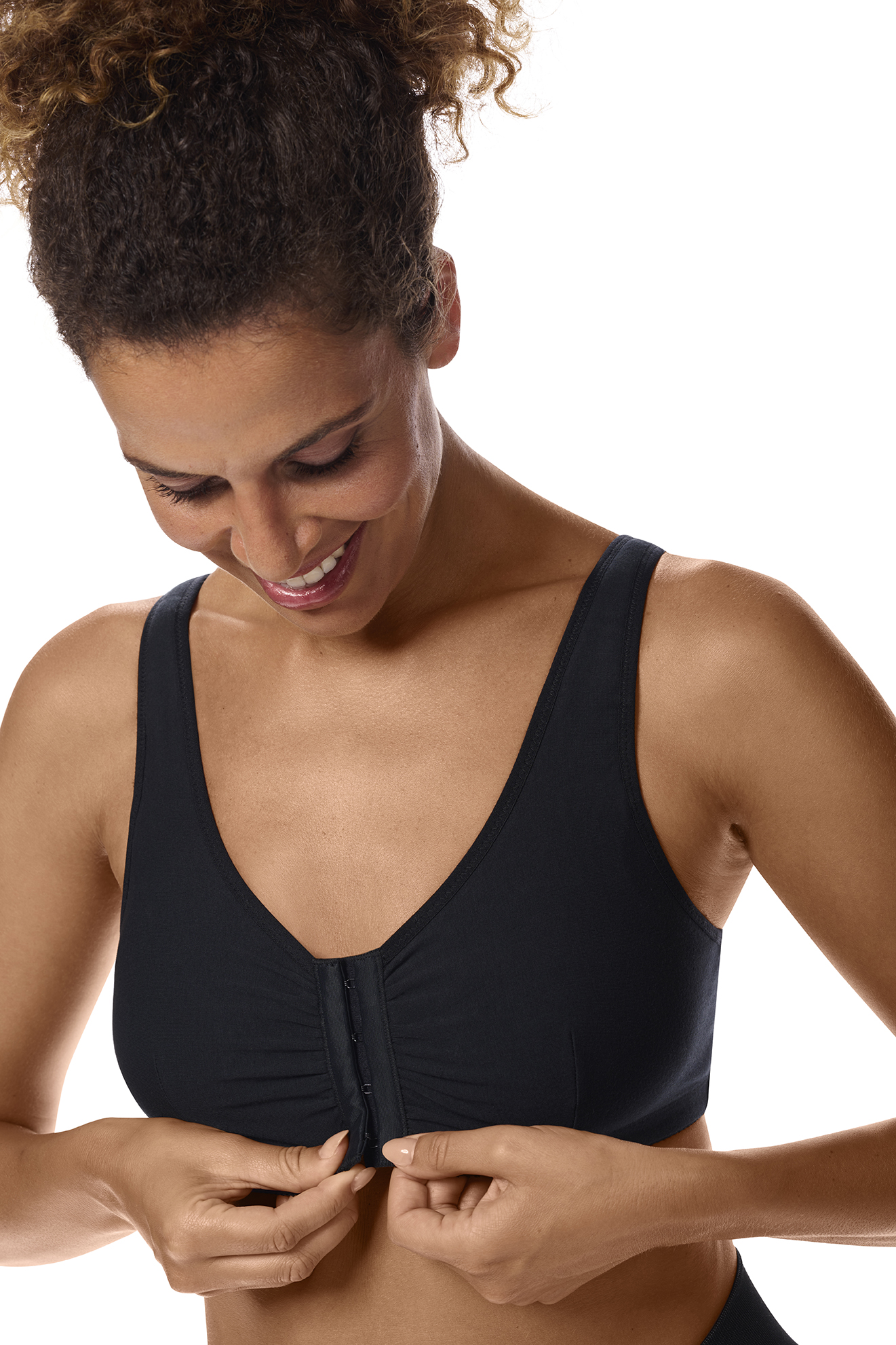 2pcs Front Closure Post Surgery Bra Mastectomy Bra with Breast Prosthesis  Pockets Top Lingerie Middle Elderly Women Bra (Color : A, Size : S/Small)  at  Women's Clothing store