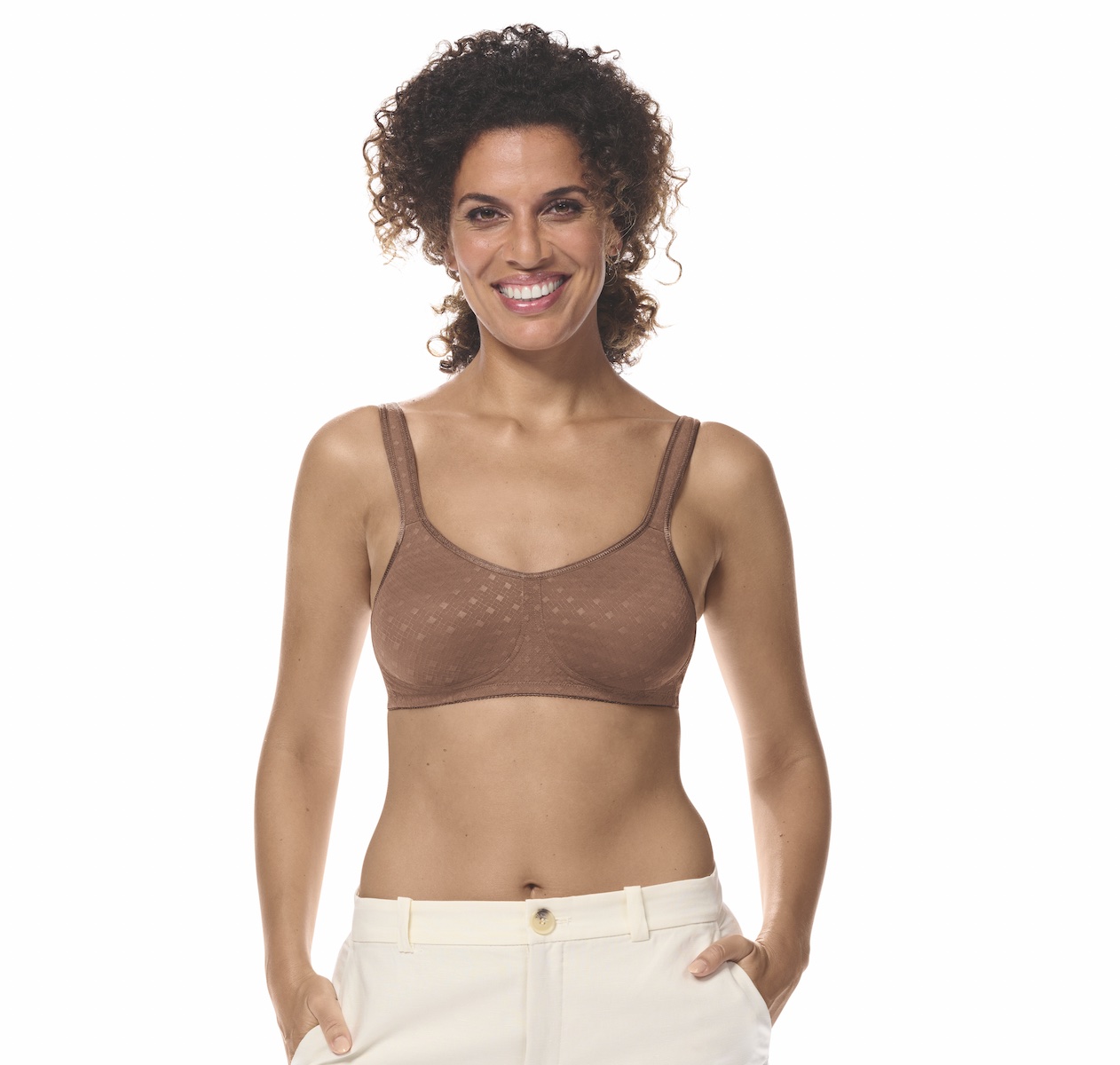 Mastectomy Bra Soft Shape T-shirt Size 38C Beige at  Women's Clothing  store: Bras